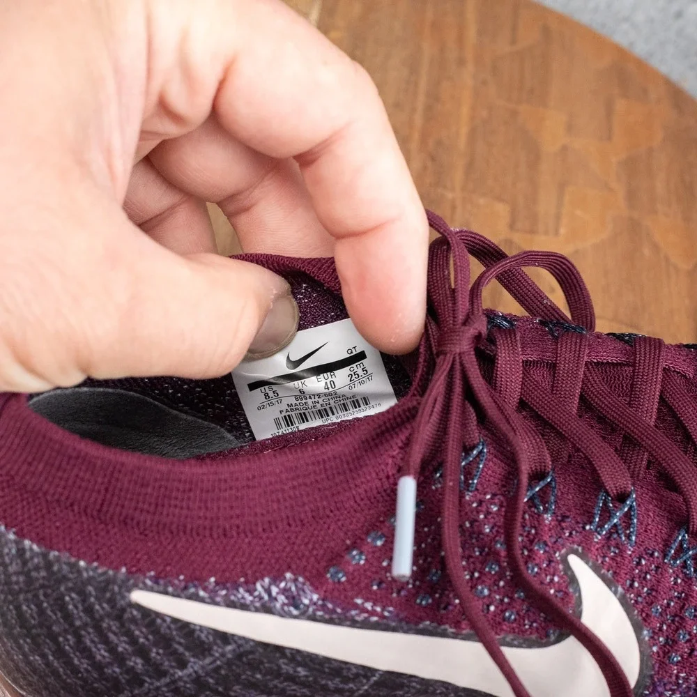 Nike Air VaporMax Flyknit Bordeaux Women's Running Shoes 2017 899472-602 SZ‎ 8.5